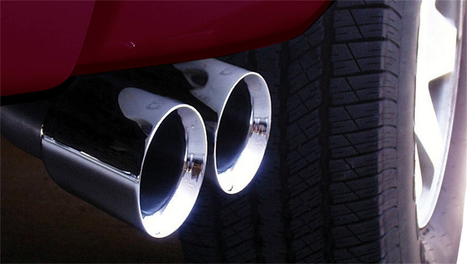3.0in. Cat-Back Single Side Exit With Twin 4.0in. Polished Pro-Series Tips