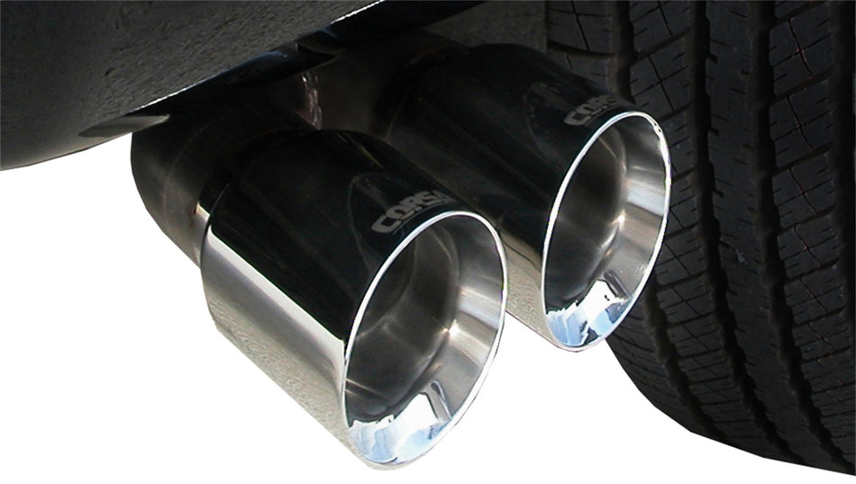 3.0in. Cat-Back Single Side Exit With Twin 4.0in. Polished Pro-Series Tips