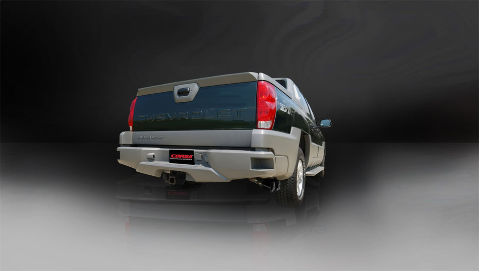 3.0in. Cat-Back Single Side Exit With Twin 4.0in. Black PVD Pro-Series Tips