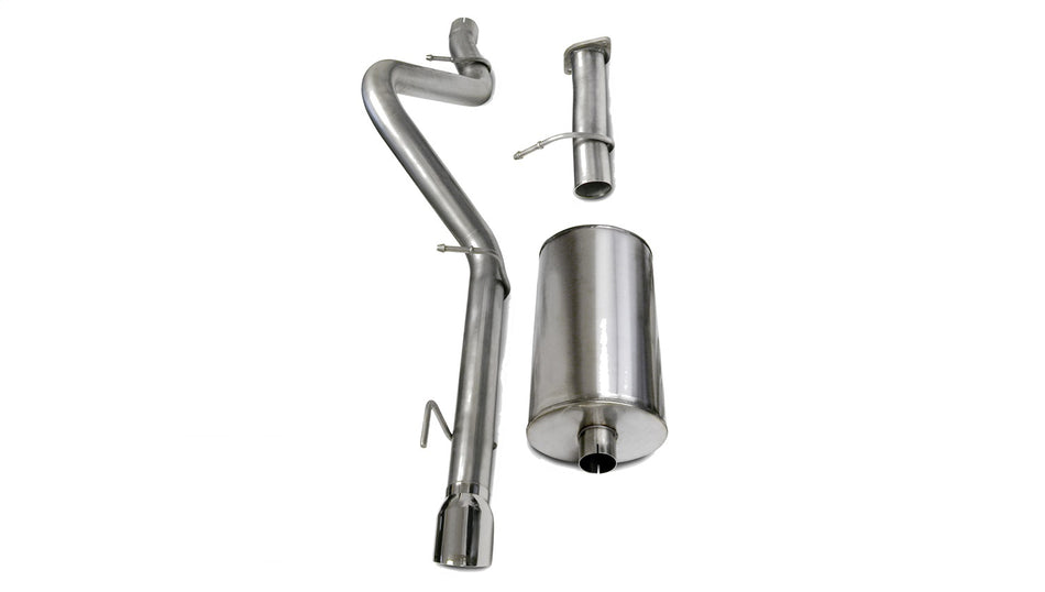 3.0in. Cat-Back Single Rear Exit With Single 4.0in. Polished Pro-Series Tip