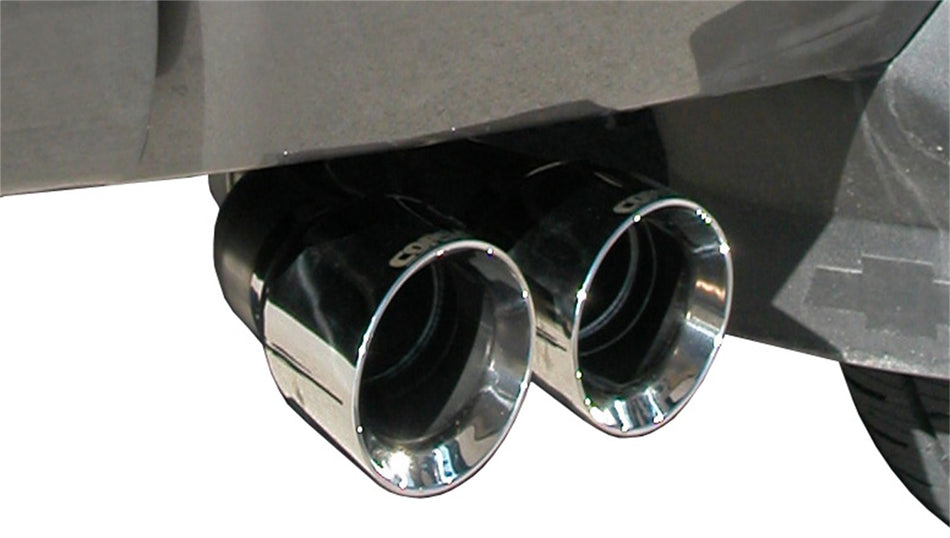 3.0in. Cat-Back Single Side Exit With Twin 4.0in. Polished Pro-Series Tips