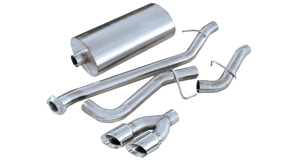 3.0in. Cat-Back Single Side Exit With Twin 4.0in. Polished Pro-Series Tips