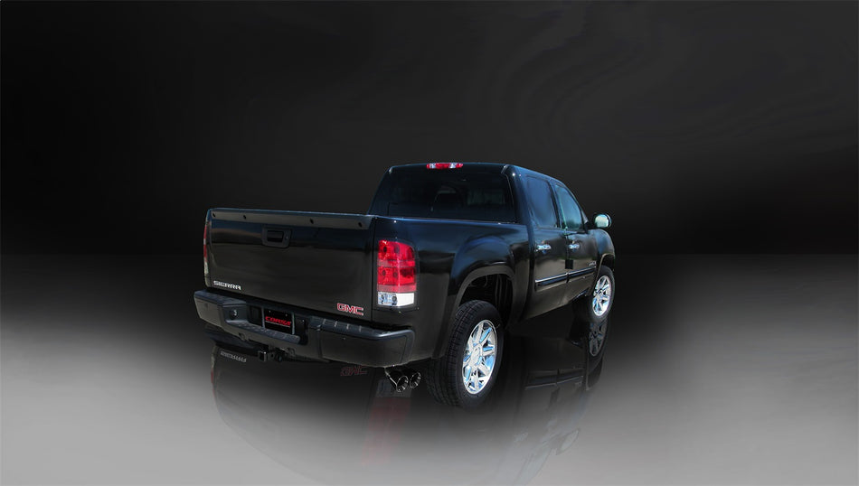 3.0in. Cat-Back Single Side Exit With Twin 4.0in. Black PVD Pro-Series Tips