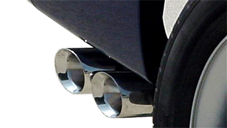 3.0in. Cat-Back Single Side Exit With Twin 4.0in. Polished Pro-Series Tips