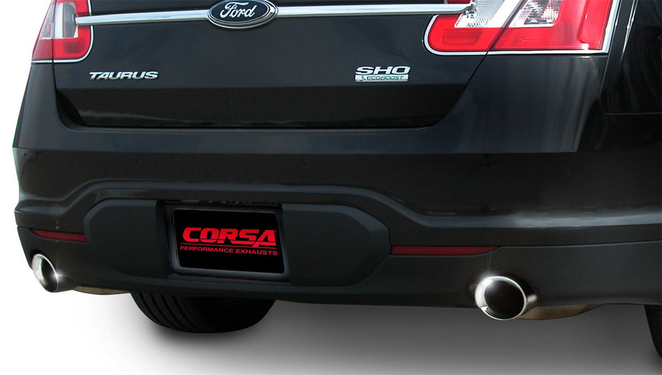 2.5in. Cat-Back Dual Rear Exit With Single 4.0in. Polished Pro-Series Tips