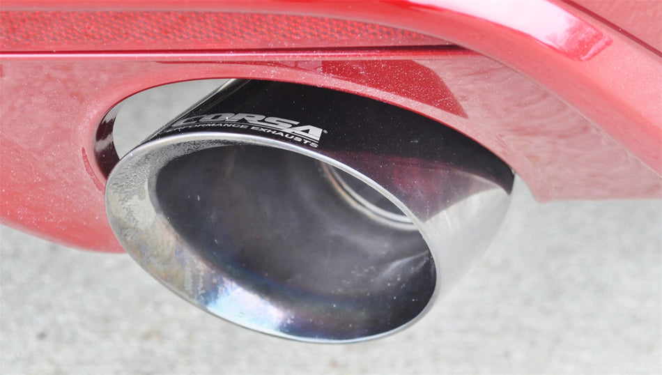 3.0in. Axle-Back Dual Rear Exit With Single 4.0in. Polished Pro-Series Tips