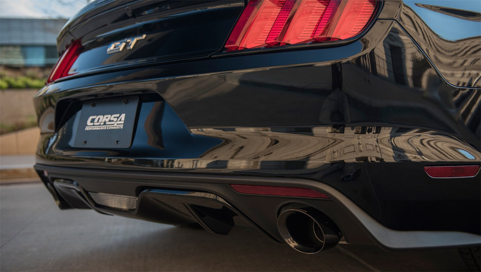 3.0in. Cat-Back Dual Rear Exit With Single 4.5in. Black PVD Pro-Series Tips