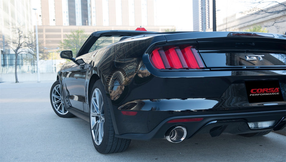 3.0in. Cat-Back Dual Rear Exit With Single 4.5in. Polished Pro-Series Tips