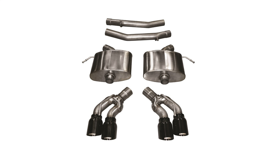 2.75in. Axle-Back Dual Rear Exit With Twin 4.0in. Black PVD Pro-Series Tips