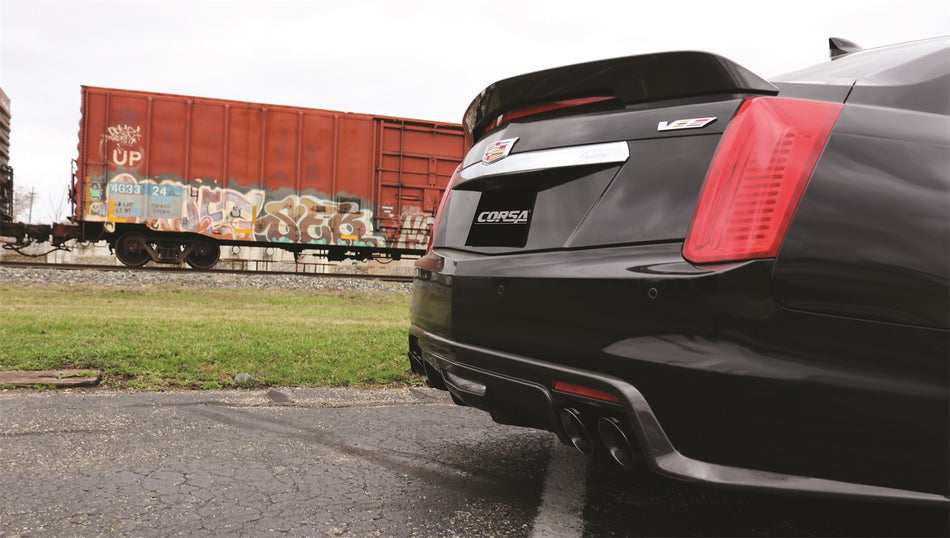 2.75in. Axle-Back Dual Rear Exit With Twin 4.0in. Polished Pro-Series Tips