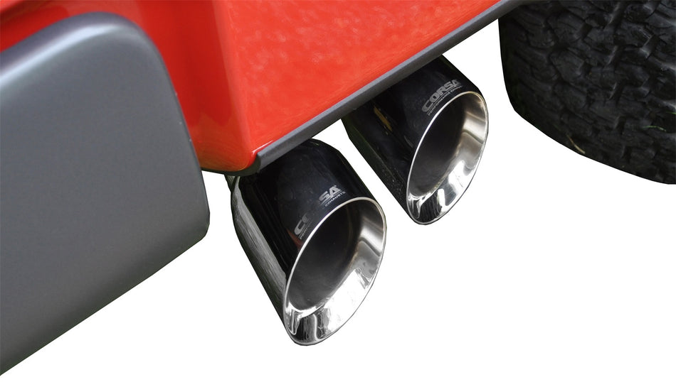 3.0in. Cat-Back Single Side Exit With Twin 4.0in. Polished Pro-Series Tips