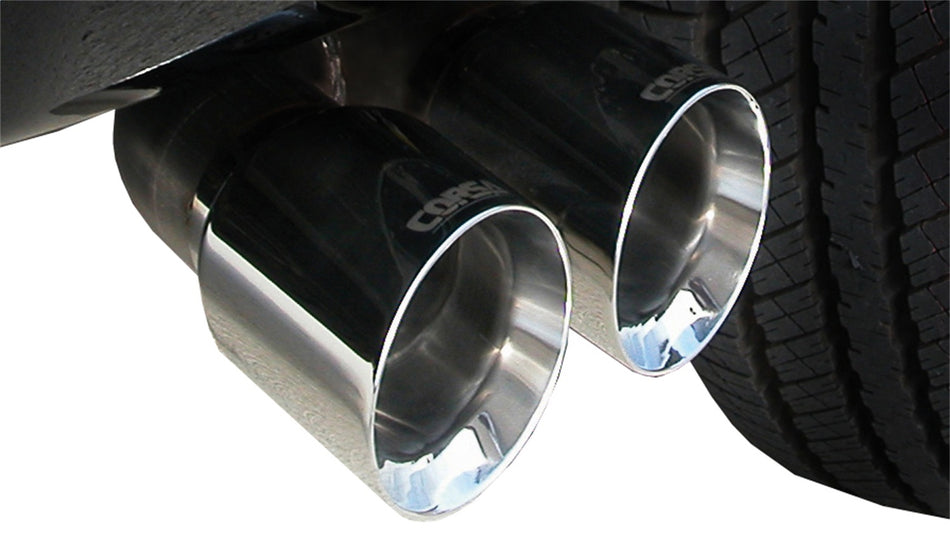 3.0in. Cat-Back Single Side Exit With Twin 4.0in. Polished Pro-Series Tips