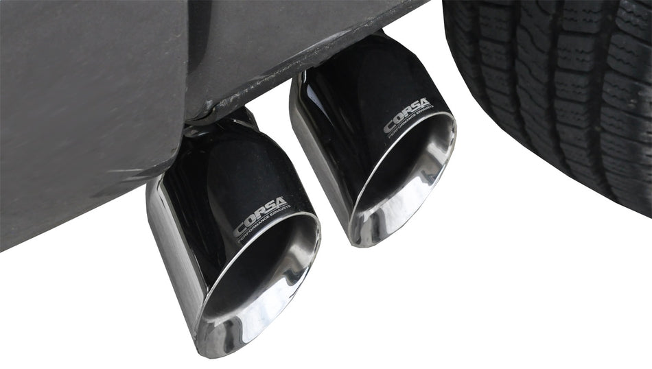 3.0in. Cat-Back Single Side Exit With Twin 4.0in. Polished Pro-Series Tips