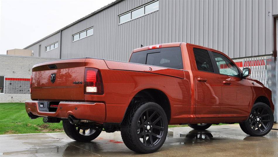 3.0in. Cat-Back Dual Rear Exit With Single 4.5in. Black PVD Pro-Series Tips