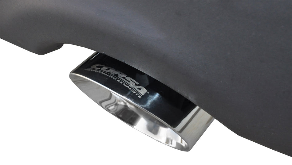 3.0in. Cat-Back Dual Rear Exit With Single 4.5in. Polished Pro-Series Tips