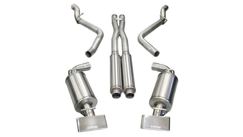 2.75in. Cat-Back Dual Rear Exit With GTX Polished Tips