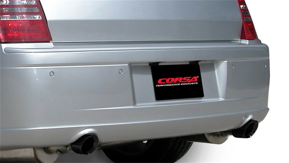 2.5in. Cat-Back Dual Rear Exit With Single 3.5in. Black PVD Pro-Series Tips