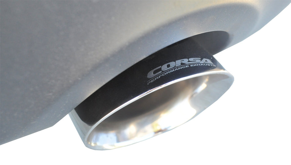 2.5in. Cat-Back Dual Rear Exit With Single 4.5in. Polished Pro-Series Tips