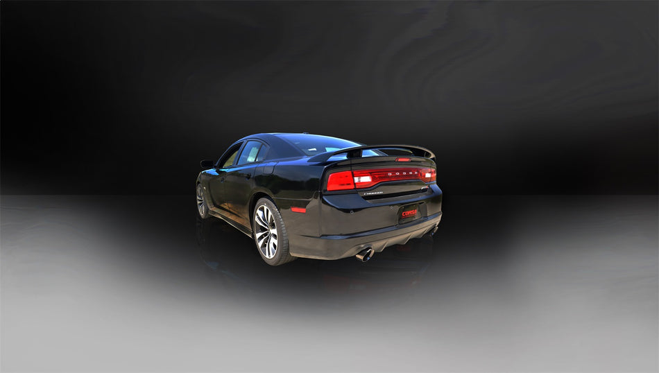 2.75in. Cat-Back Dual Rear Exit With Single 4.5in. Polished Pro-Series Tips