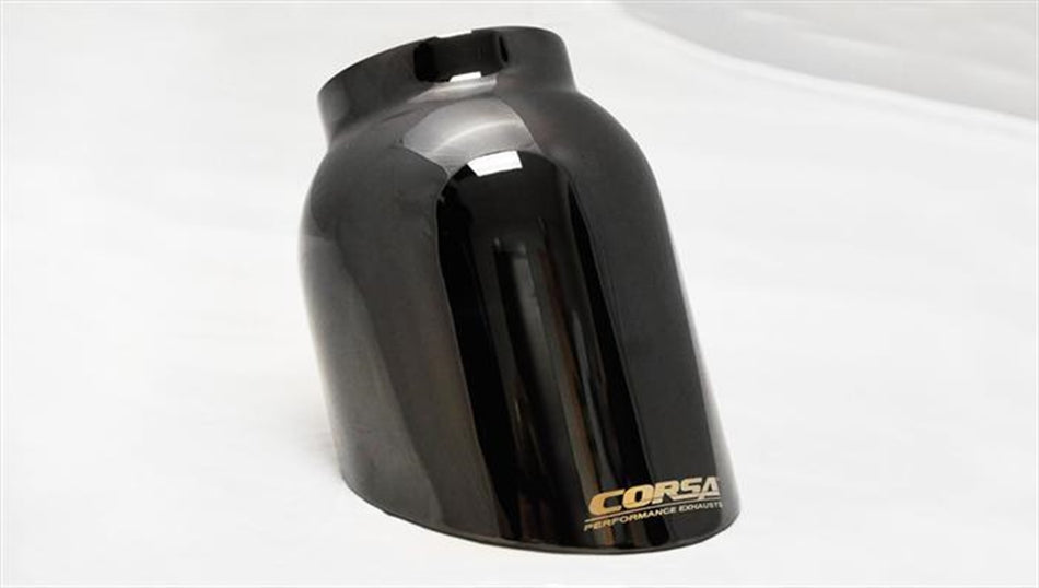 Single 4.0in. Black PVD Pro-Series Tip Kit (Clamps Included)