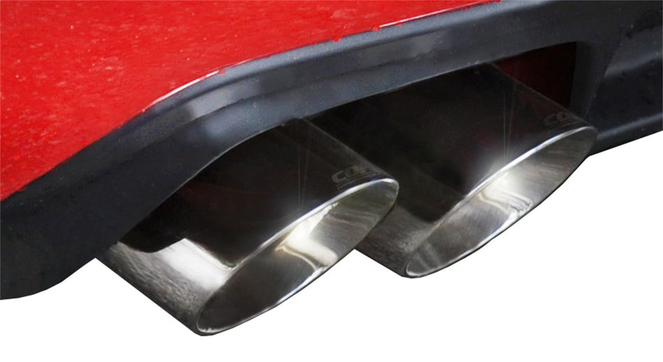2.5in. Cat-Back Dual Rear Exit With Twin 3.0in. Polished Pro-Series Tips