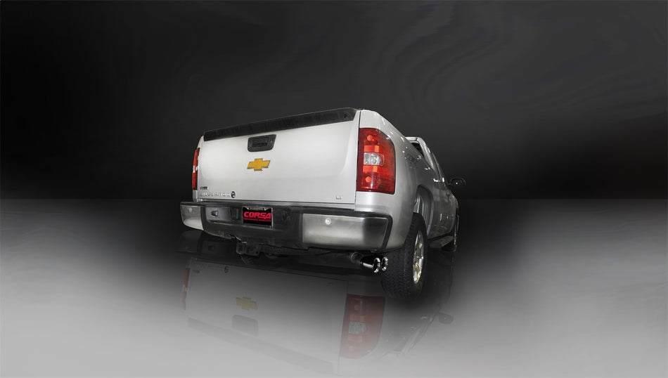 3.0in. Cat-Back Single Side Exit With Twin 4.0in. Black PVD Pro-Series Tips