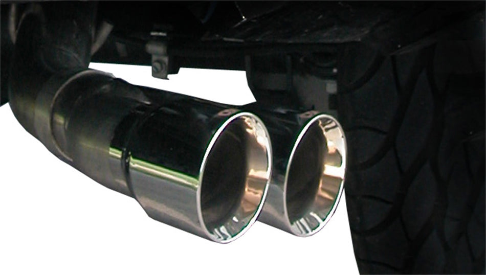 3.0in. Cat-Back Single Side Exit With Twin 4.0in. Polished Pro-Series Tips