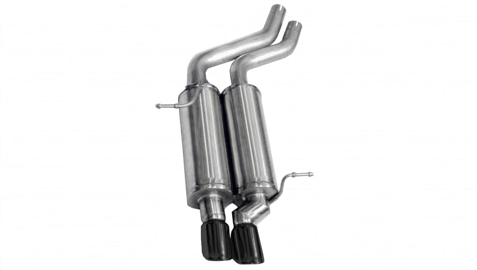 2.25in. Axle-Back Single Rear Exit With Twin 3.0in. Black PVD Pro-Series Tips