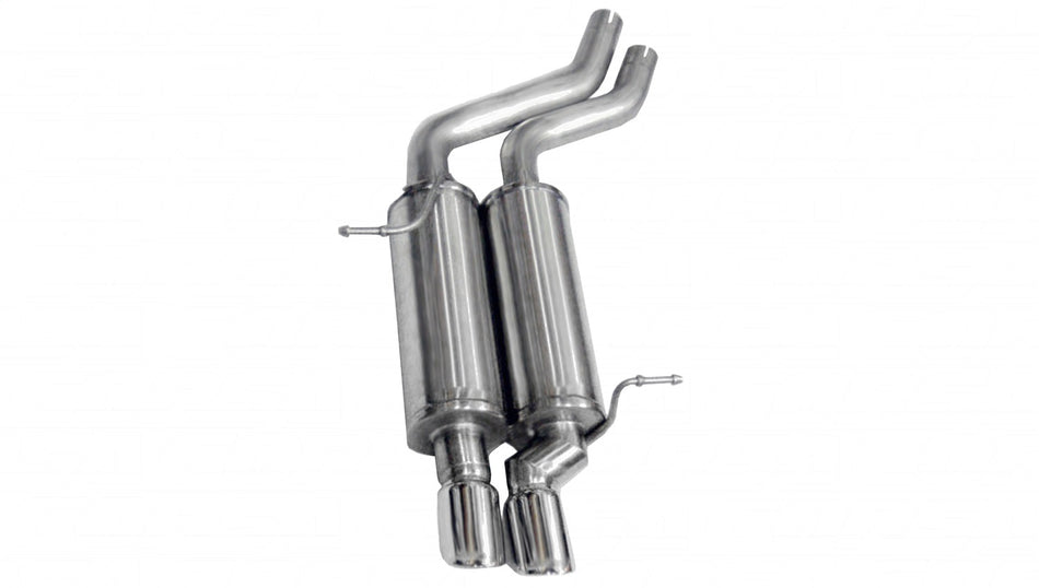 2.25in. Axle-Back Single Rear Exit With Twin 3.0in. Polished Pro-Series Tips