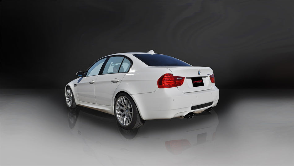 2.5in. Cat-Back Dual Rear Exit With Twin 3.0in. Black PVD Pro-Series Tips