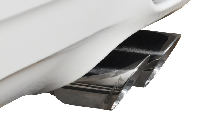 2.5in. Cat-Back Dual Rear Exit With Twin 3.0in. Polished Pro-Series Tips