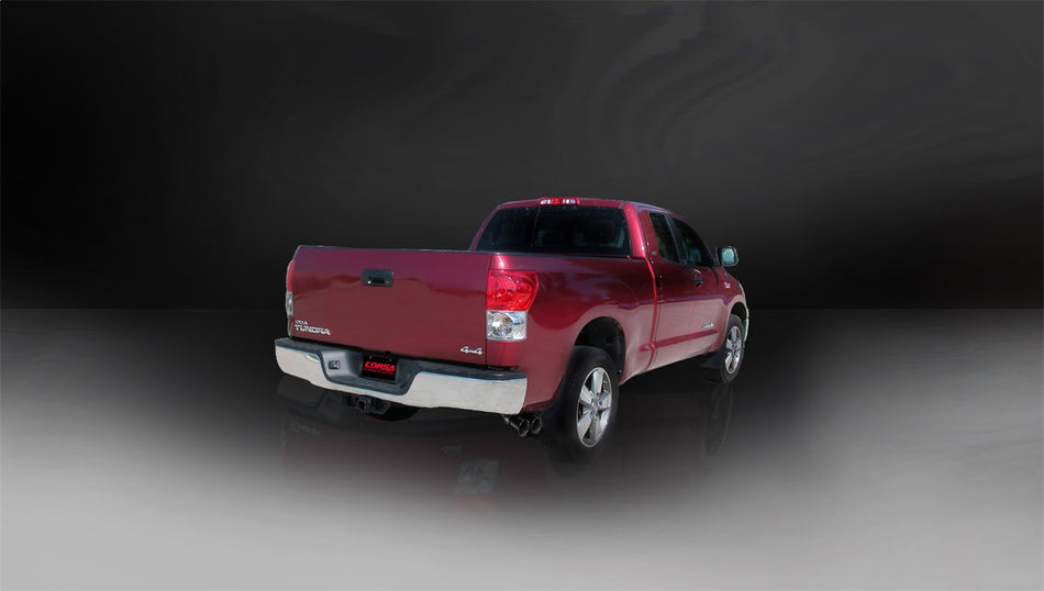 3.0in. Cat-Back Single Side Exit With Twin 4.0in. Black PVD Pro-Series Tips