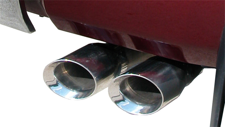 3.0in. Cat-Back Single Side Exit With Twin 4.0in. Polished Pro-Series Tips