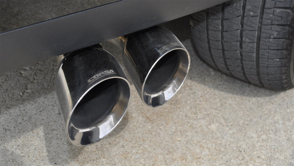 3.0in. Cat-Back Single Side Exit With Twin 4.0in. Polished Pro-Series Tips
