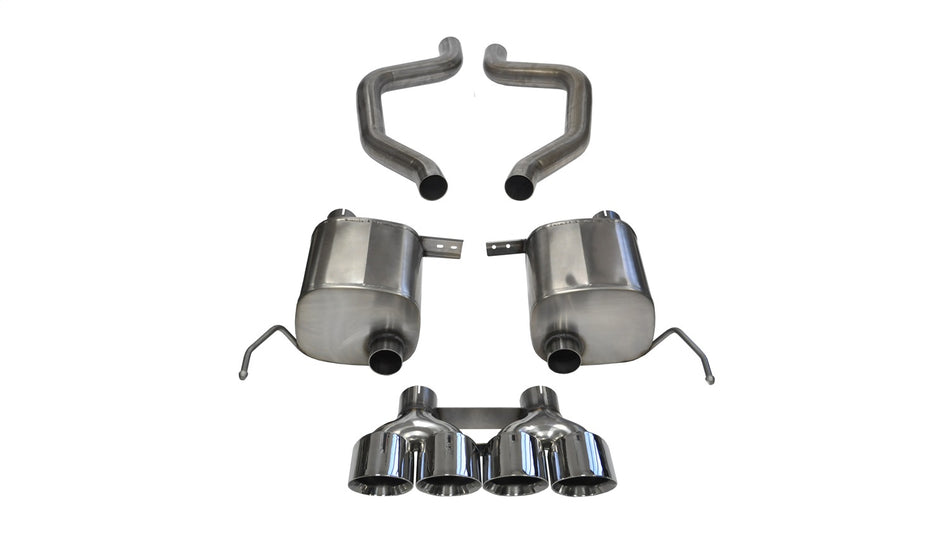 2.75in. Axle-Back Dual Rear Exit With Quad 4.5in. Polished Pro-Series Tips