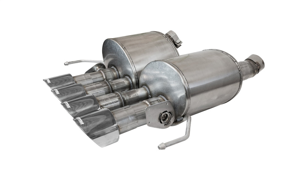Dual Rear Exit With Quad 4.5in. Polished Pro