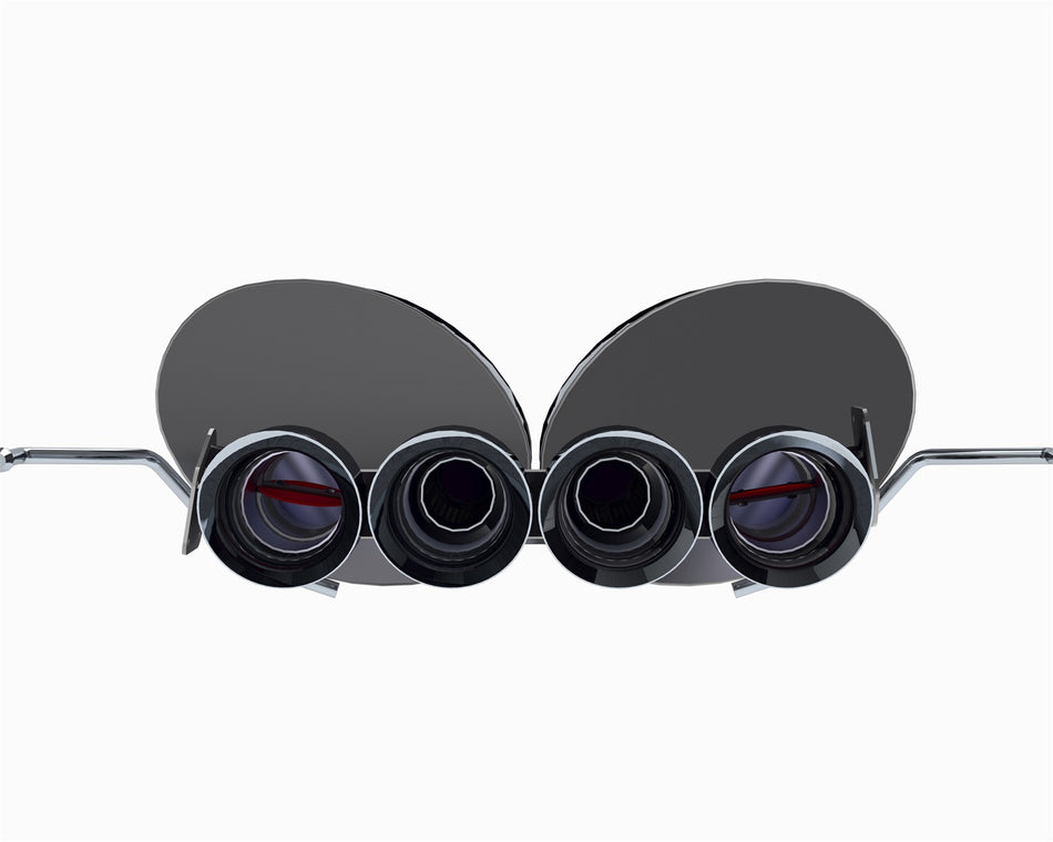 Dual Rear Exit With Quad 4.5in. Polished Pro-