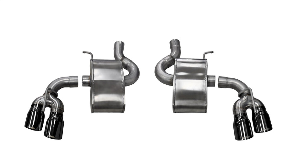 2.75in. Axle-Back Dual Rear Exit With Twin 4.0in. Black PVD Pro-Series Tips