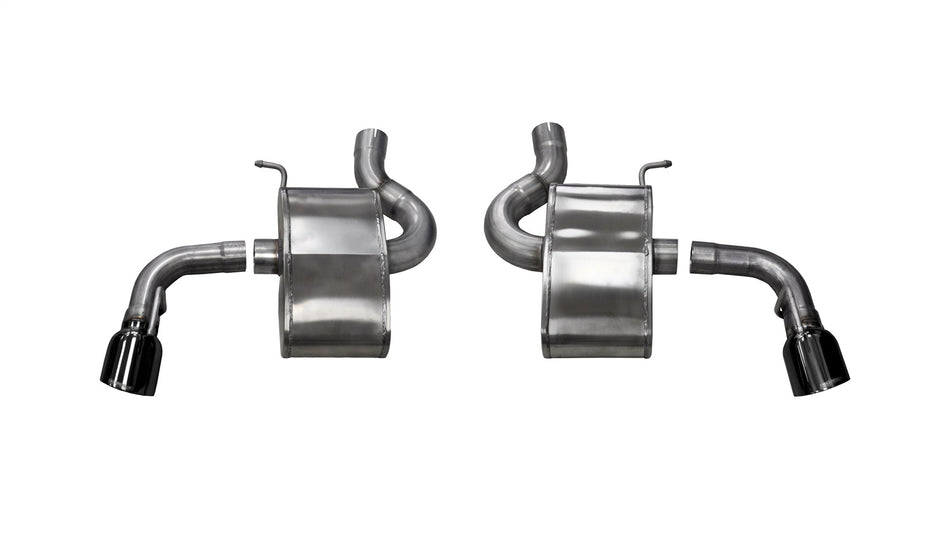 2.75in. Axle-Back Dual Rear Exit With Single 4.5in. Black PVD Pro-Series Tips