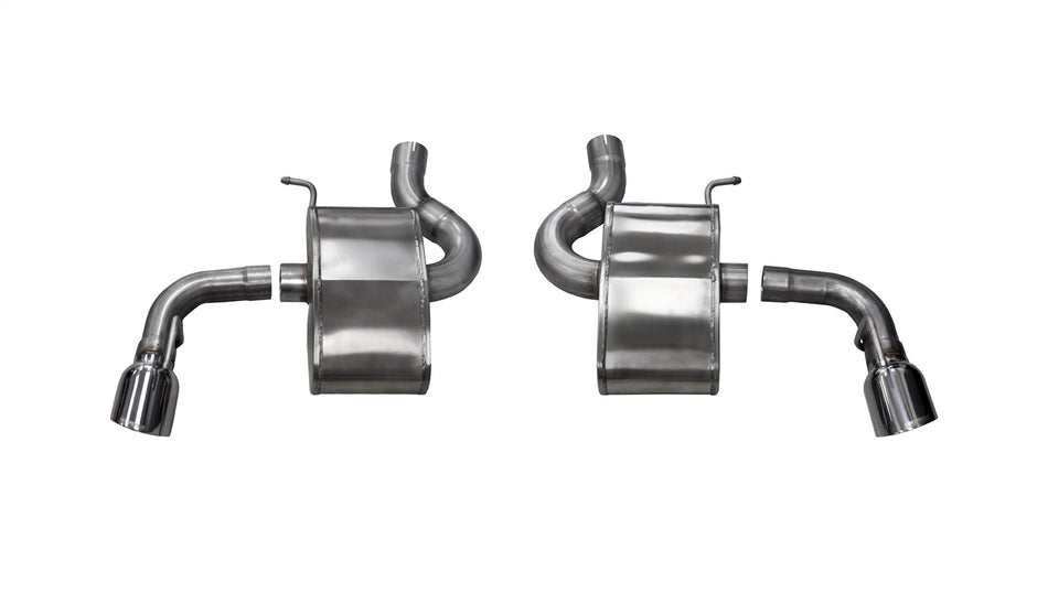 2.75in. Axle-Back Dual Rear Exit With Single 4.5in. Polished Pro-Series Tips