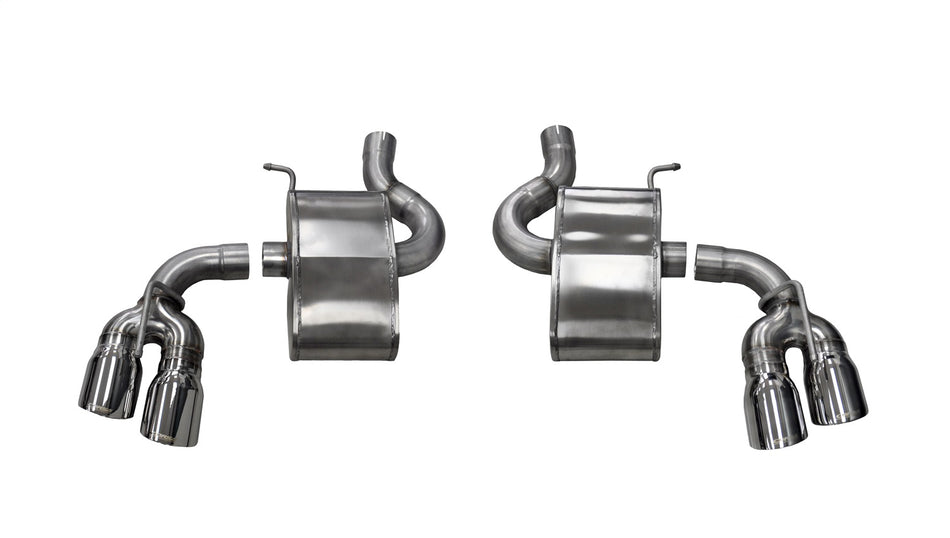 2.75in. Axle-Back Dual Rear Exit With Twin 4.0in. Polished Pro-Series Tips