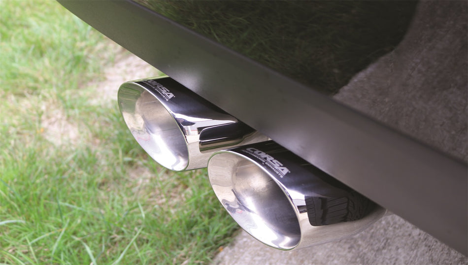 3.0in. Cat-Back Single Side Exit With Twin 4.0in. Polished Pro-Series Tips