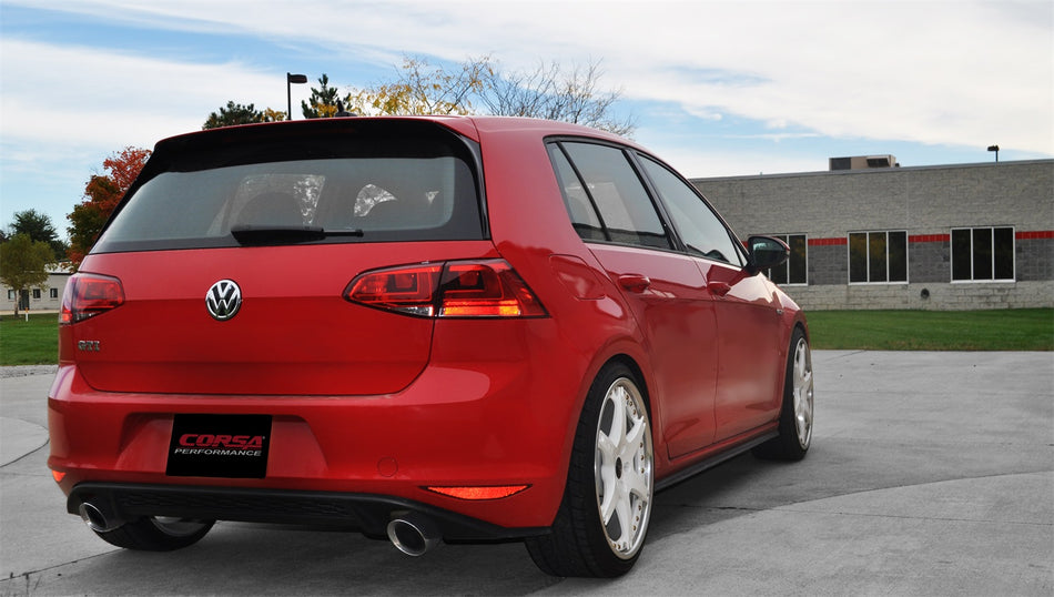 3.0in. Cat-Back Dual Rear Exit With Single 4.0in. Polished Pro-Series Tips