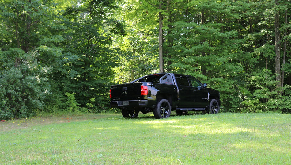 3.0in. Cat-Back Single Side Exit With Twin 4.0in. Black PVD Pro-Series Tips