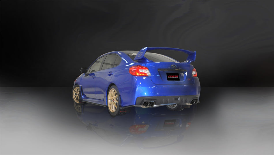 3.0in. Cat-Back Dual Rear Exit With Twin 3.5in. Black PVD Pro-Series Tips