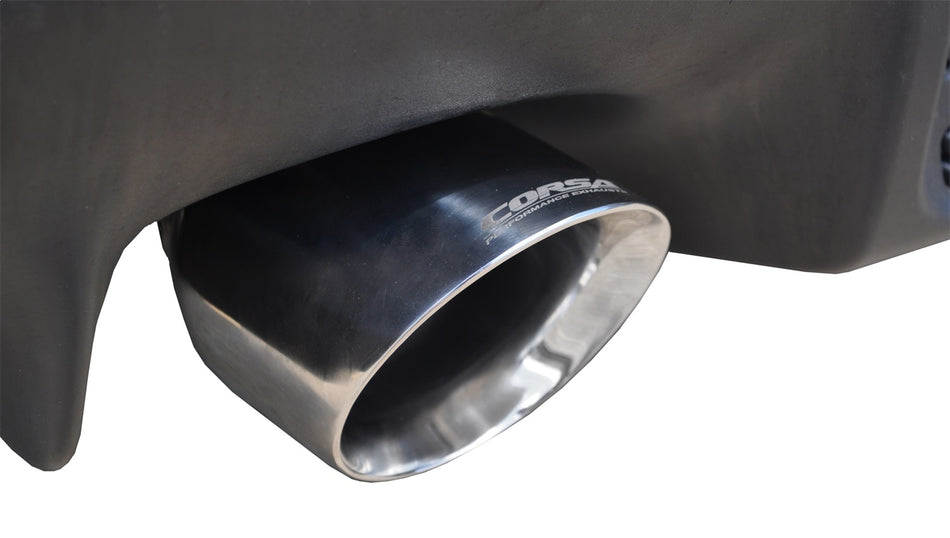 3.0in. Cat-Back Dual Rear Exit With Single 4.5in. Polished Pro-Series Tips