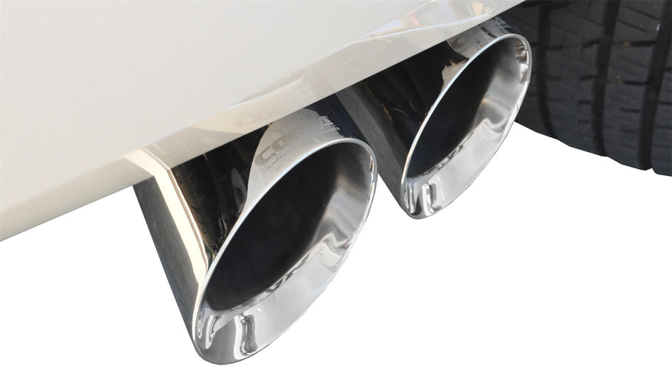 3.0in. Cat-Back Single Side Exit With Twin 4.0in. Polished Pro-Series Tips