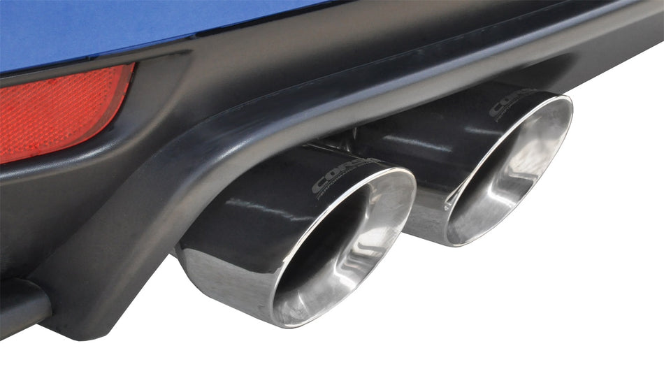 3.0in. Cat-Back Dual Rear Exit With Twin 3.5in. Polished Pro-Series Tips