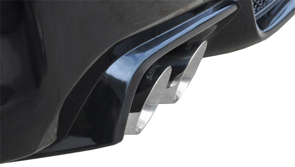 3.0in. Cat-Back Dual Rear Exit With Twin 3.5in. Polished Pro-Series Tips