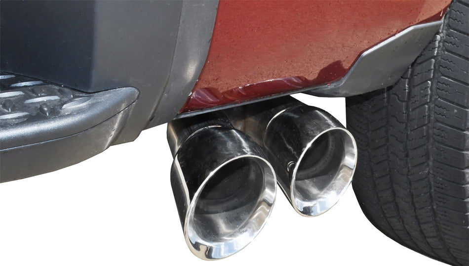 3.5in. Cat-Back Single Side Exit With Twin 4.5in. Polished Pro-Series Tips